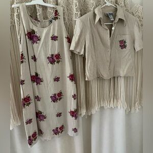 Vintage 90s dress set